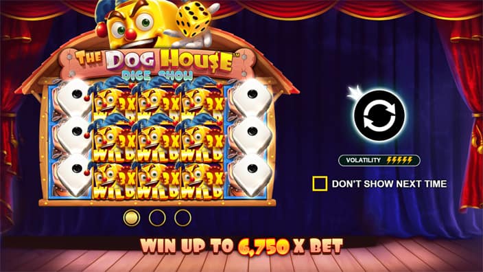 The Dog House Dice Show slot features