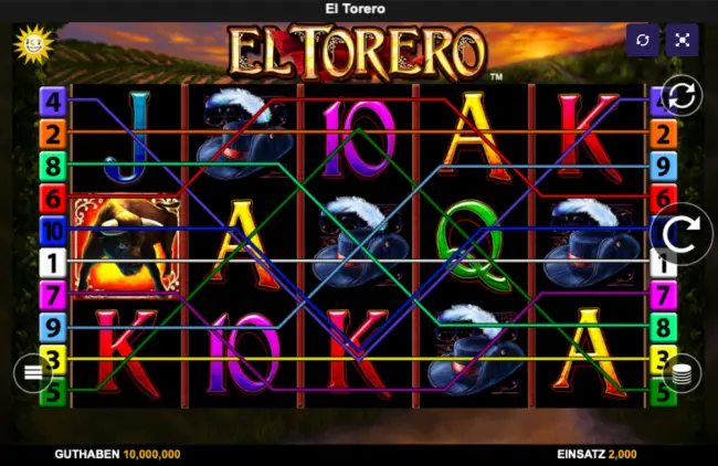 El Torero Slot Spieleautomat