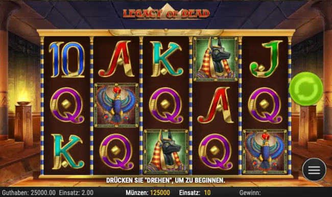 Legacy of Deal Slot Spieleautomat