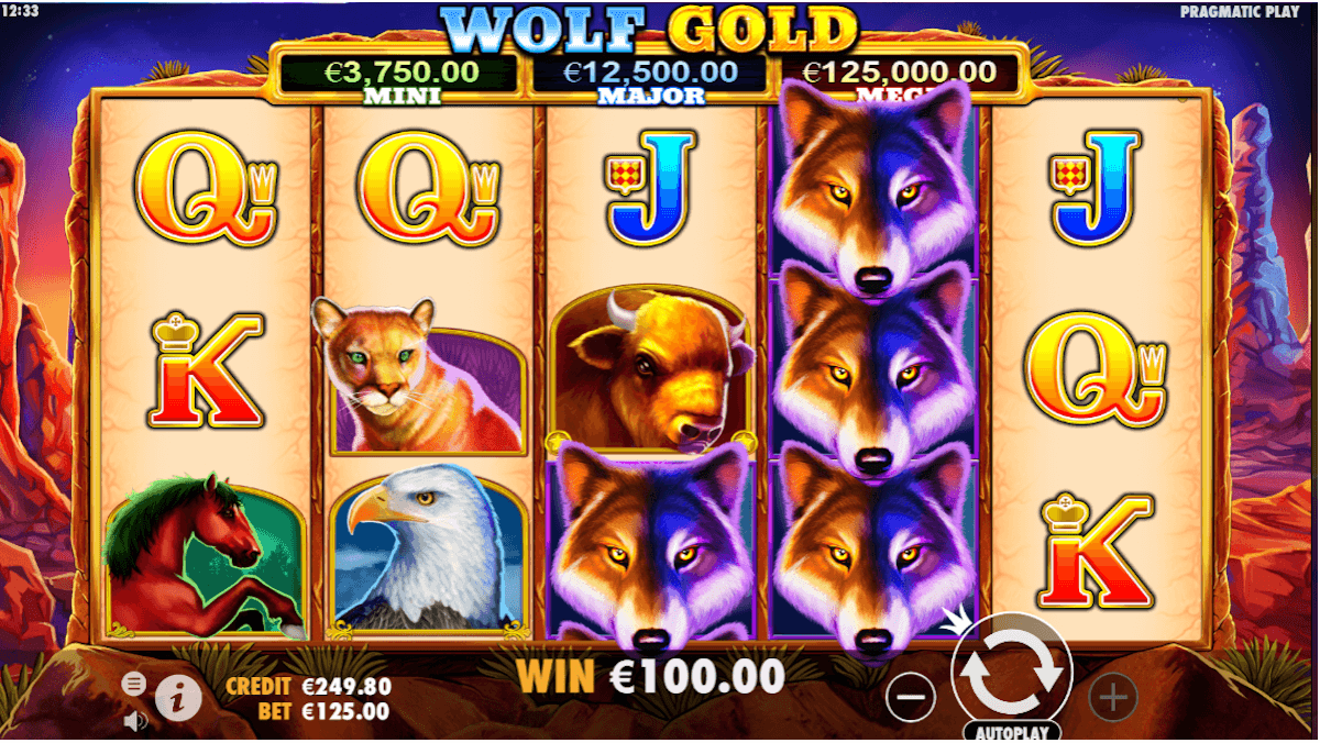 play wolf gold slot for free