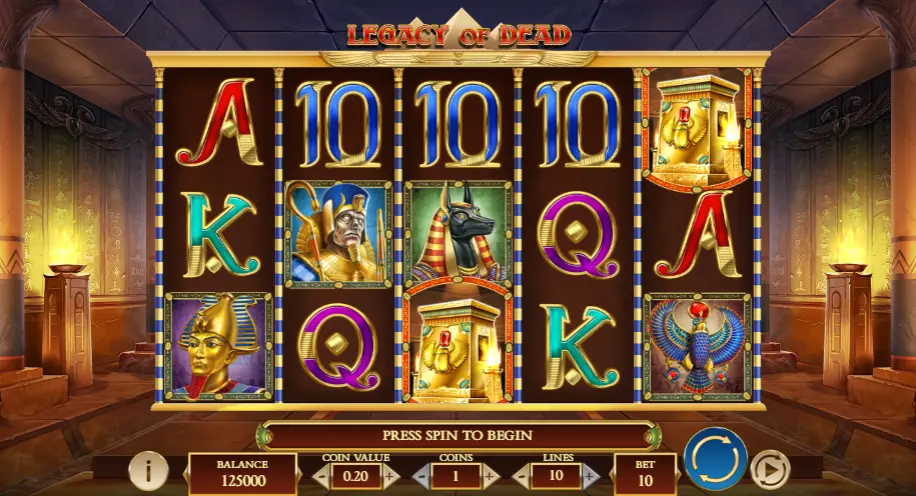 Legacy of Dead slot